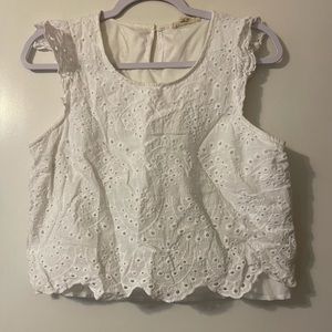 White Crop Top